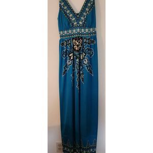INC Bohemian Maxi Dress M 👗🩵